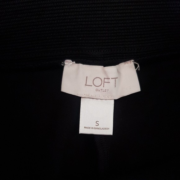 Loft Outlet Womens Black Stretch Pants Size Small Dressy Leggings Slim Office - Picture 7 of 12